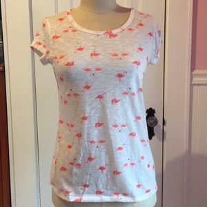 White flamingo t-shirt